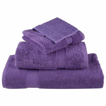  Premium Soap Towels SOLUND 10 pcs Purple 30x30 cm 600 gsm