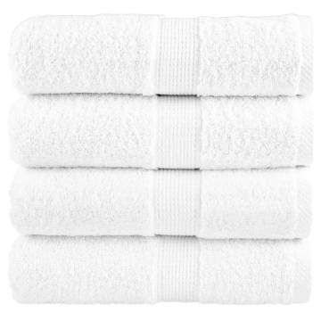  Premium Soap Towels SOLUND 4pcs White 30x30cm 600gsm