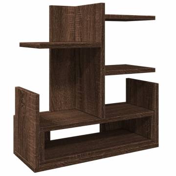  Desk Organiser Brown Oak 49x20x52.5 cm Engineered wood