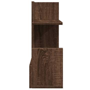  Desk Organiser Brown Oak 49x20x52.5 cm Engineered wood