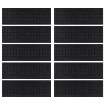 Stair Treads 10 pcs 25x75 cm Rubber