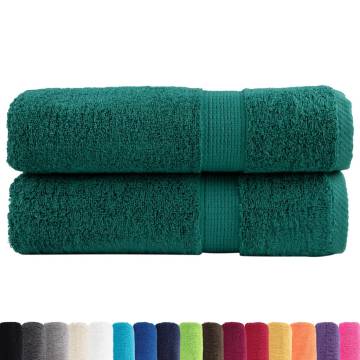  Premium Bath Towels SOLUND 2 pcs 100x150 cm 600 gsm