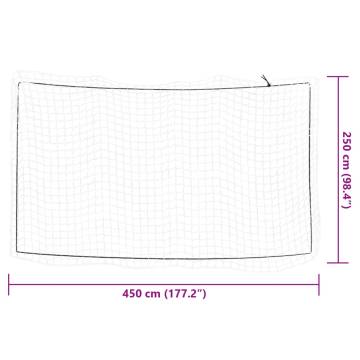  Trailer Net with Elastic Rope White 4.5x2.5 m PP