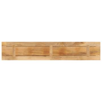  Table Top 160x20x2.5 cm Rectangular Solid Wood Rough Mango