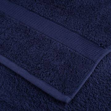  Premium Bath Towels SOLUND 4pcs Navy Blue 100x150cm 600gsm