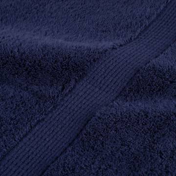  Premium Bath Towels SOLUND 4pcs Navy Blue 100x150cm 600gsm