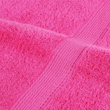  Premium Towels SOLUND 4 pcs Pink 100x200 cm 600 gsm