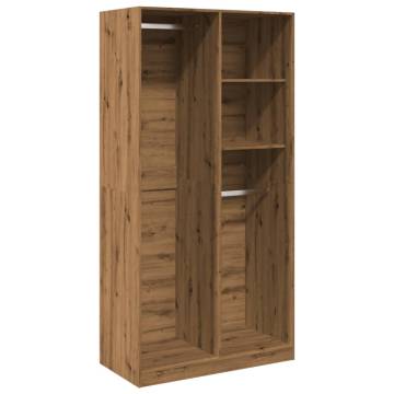  Wardrobe Artisian Oak 100x50x200 cm Engineered Wood