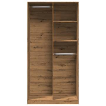  Wardrobe Artisian Oak 100x50x200 cm Engineered Wood