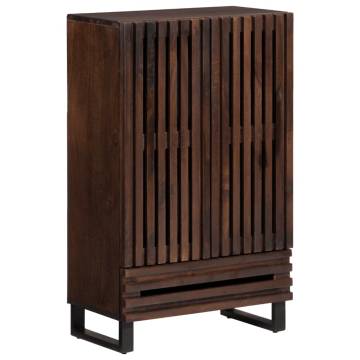  Highboard Brown 60x34x100 cm Solid Wood Mango