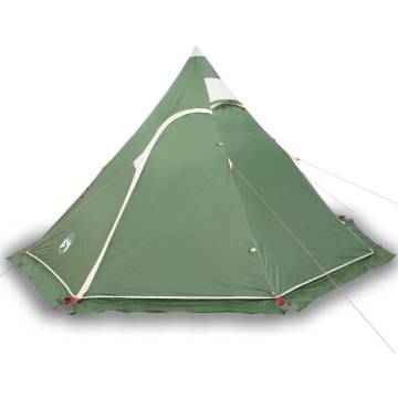  Camping Tent Tipi 5-Person Green Waterproof