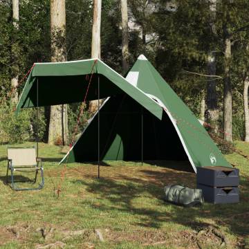  Camping Tent Tipi 5-Person Green Waterproof