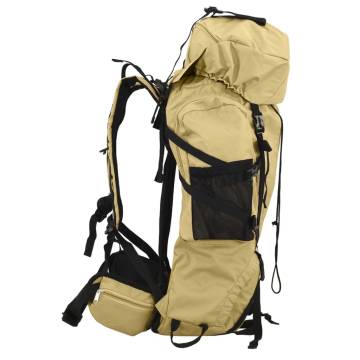  Hiking Backpack Khaki 100 L Oxford Fabric