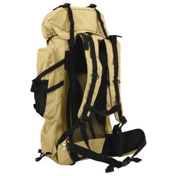  Hiking Backpack Khaki 100 L Oxford Fabric