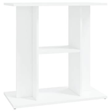 Aquarium Stand White 60x30x60 cm Engineered Wood