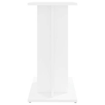 Aquarium Stand White 60x30x60 cm Engineered Wood