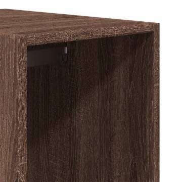  Wardrobe Brown Oak 30x50x200 cm Engineered Wood