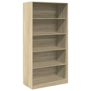  Wardrobe Sonoma Oak 100x50x200 cm Engineered Wood