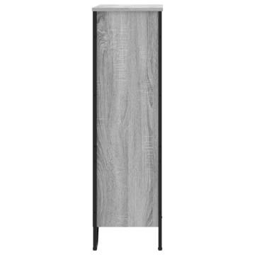  Bookcase Grey Sonoma 80x31x106 cm Engineered Wood