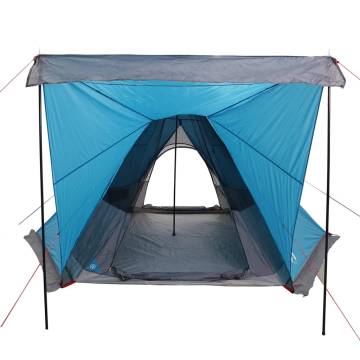  Family Tent Tipi 6-Person Blue Waterproof