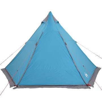  Family Tent Tipi 6-Person Blue Waterproof