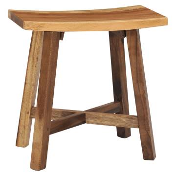  Bathroom Stool Solid Suar Wood