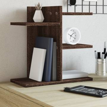  Desk Organiser Brown Oak 42x21.5x42 cm Engineered wood