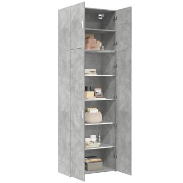  Highboard Concrete Grey 80x42.5x249 cm Engineered Wood