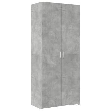  Highboard Concrete Grey 80x42.5x249 cm Engineered Wood