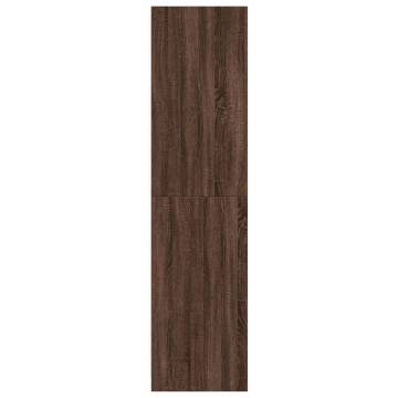  Wardrobe Brown Oak 100x50x200 cm Engineered Wood