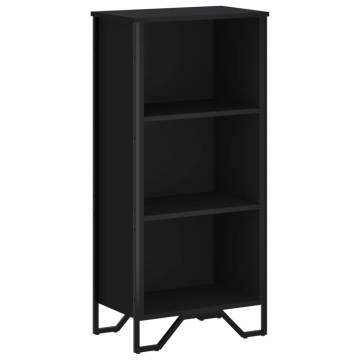  Bookcase Black 50x31x106 cm Engineered Wood