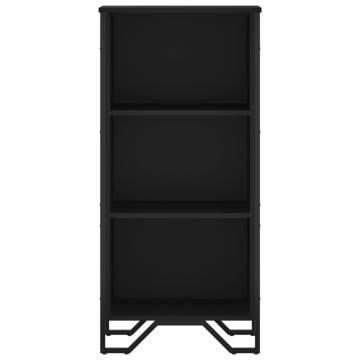  Bookcase Black 50x31x106 cm Engineered Wood