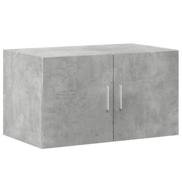  Storage Cabinet Concrete Grey 70x42.5x225 cm Engineered Wood