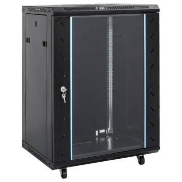  15U Network Cabinet 19 IP20 Black 53x40x80 cm