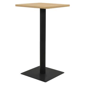  Bistro Table Oak Colour 60x60x107 cm