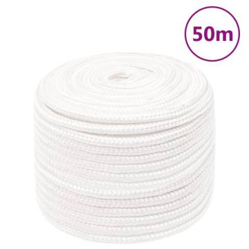  Boat Rope Full White 14 mm 50 m Polypropylene