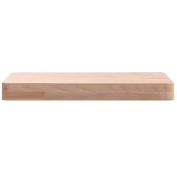 Table Top 40x40x4 cm Square Solid Wood Beech