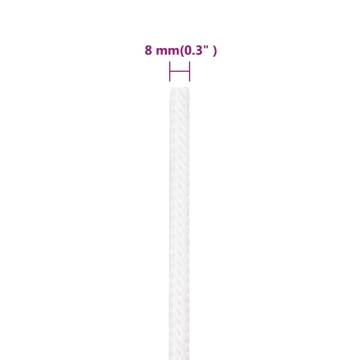  Boat Rope Full White 8 mm 250 m Polypropylene