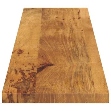  Table Top 180x40x2.5 cm Rectangular Solid Wood Mango