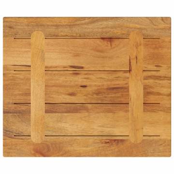  Table Top 60x50x2.5 cm Rectangular Solid Wood Mango