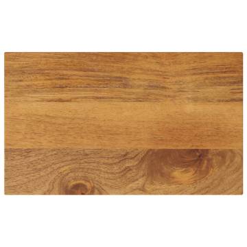  Table Top 60x40x3.8 cm Rectangular Solid Wood Mango