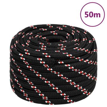  Boat Rope Black 20 mm 50 m Polypropylene