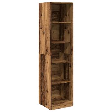  Wardrobe Old Wood 50x50x200 cm Engineered Wood