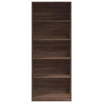  Wardrobe Brown Oak 80x50x200 cm Engineered Wood