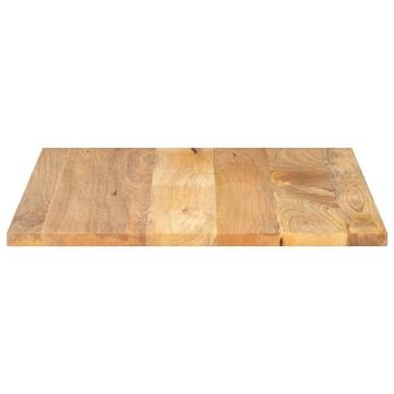  Table Top 80x80x2.5 cm Square Solid Wood Mango