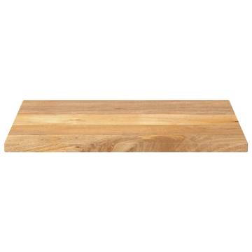  Table Top 70x60x3.8 cm Rectangular Solid Wood Mango