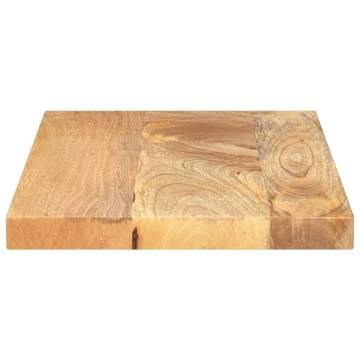  Table Top 60x40x3.8 cm Rectangular Solid Wood Mango