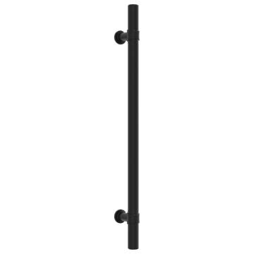 Cabinet Handles 10 pcs Black 192 mm Stainless Steel