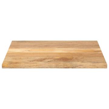  Table Top 70x70x3.8 cm Square Solid Wood Mango