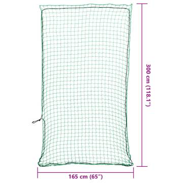  Trailer Net with Elastic Rope Green 3x1.65 m PP